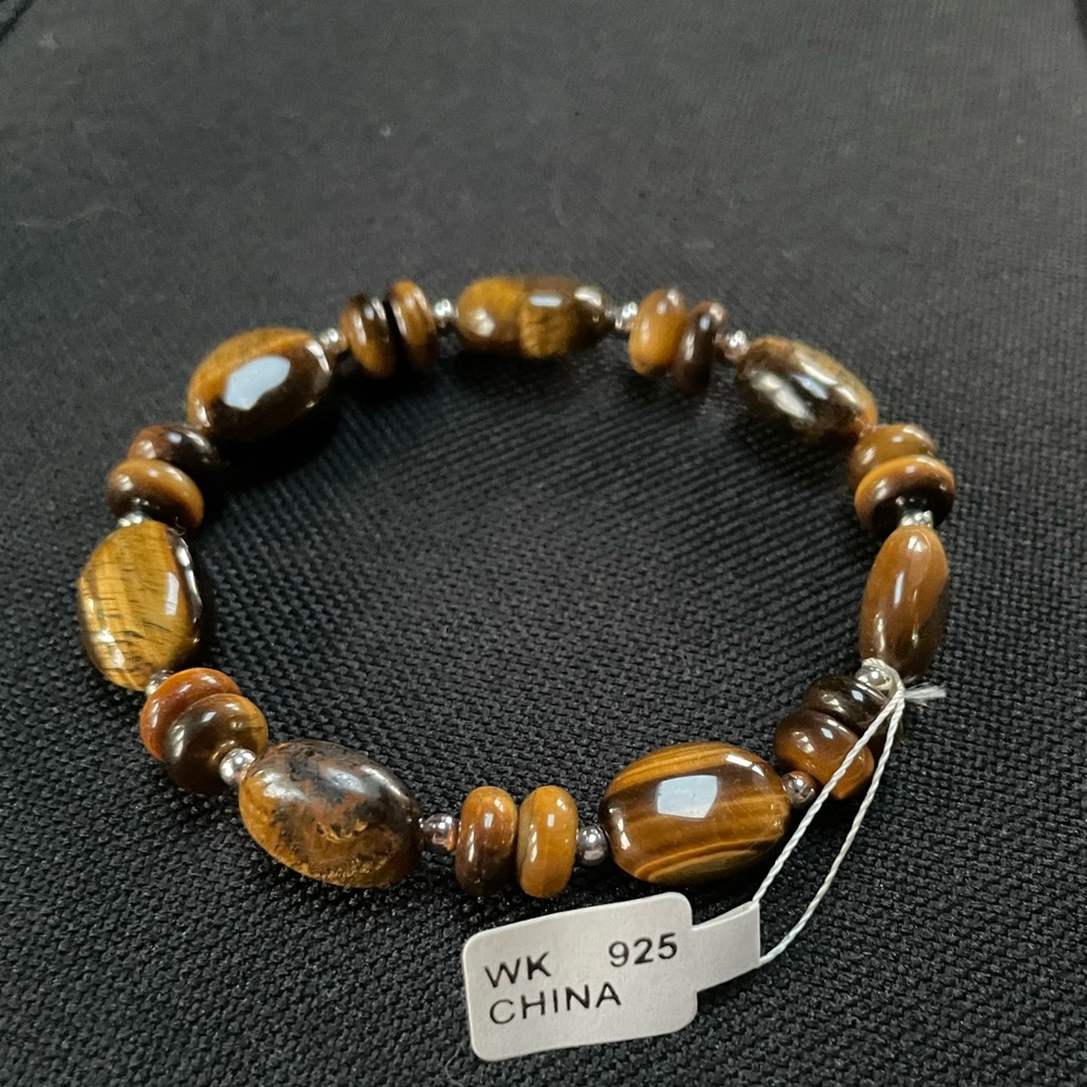 Tiger eye beaded bracelet